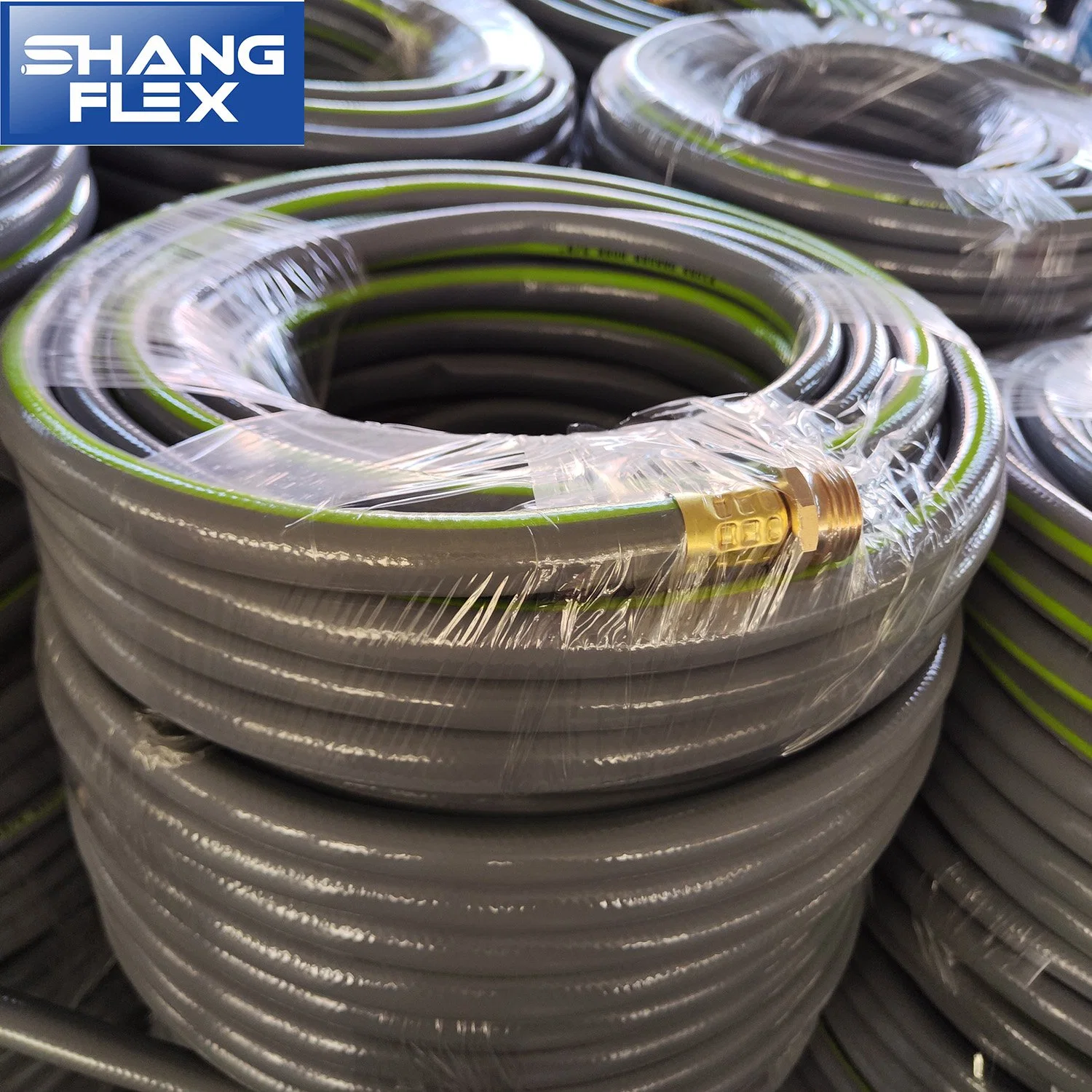 Grey Flexible PVC Water Hose Pipe High Pressure