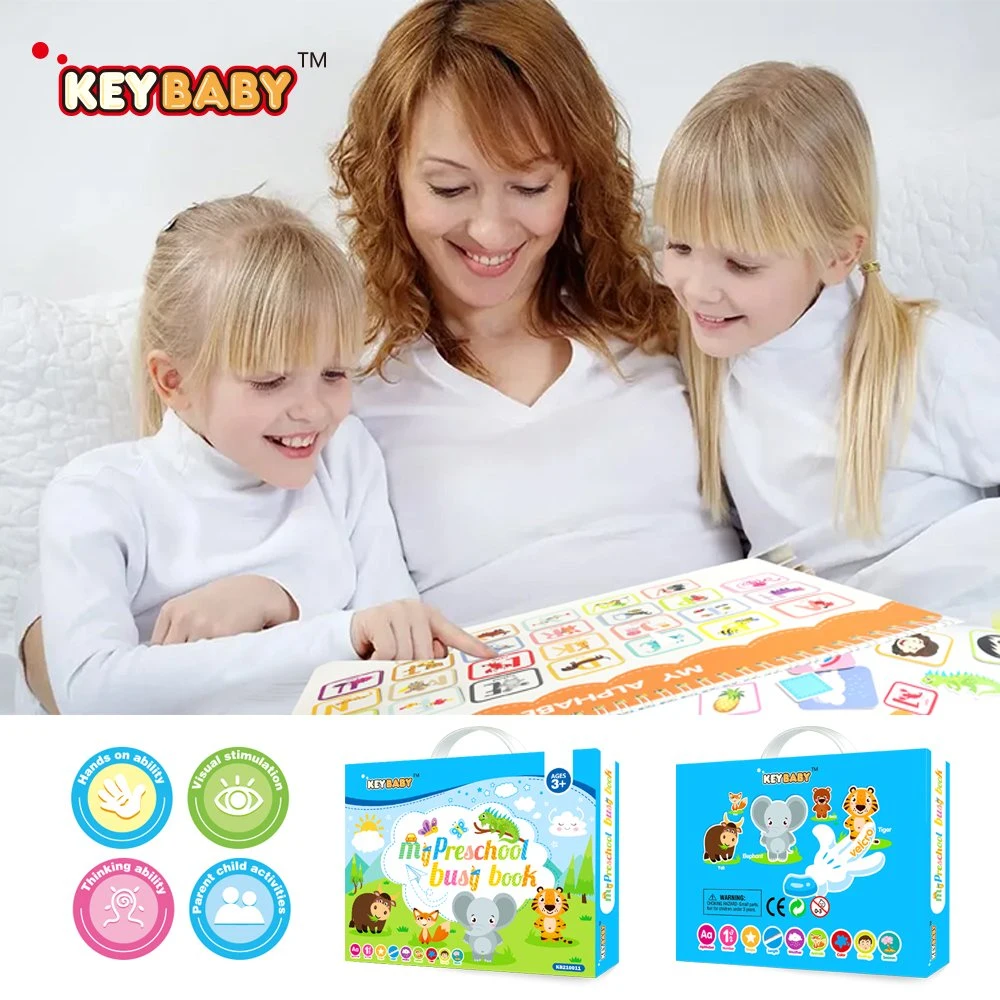 Amazon Baby Touch and Feel Board Books Sensory Children Educational Toys Activity Learning Quiet Busy Book for Kids Storybook