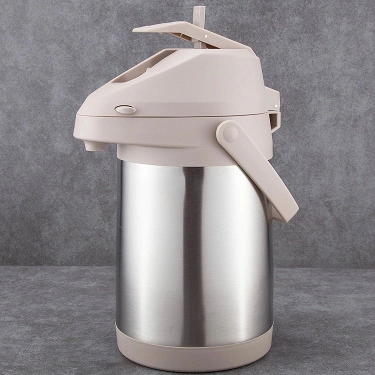 Insulated Coffee Pot with Pump Beverage Dispenser