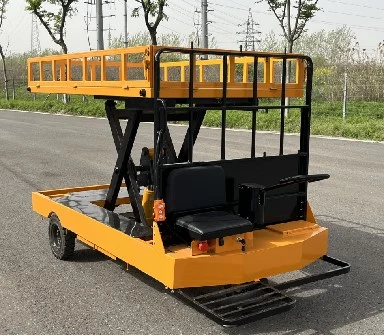 1800KG Capacity Electric Lifting Table Trolley with Lithium Battery