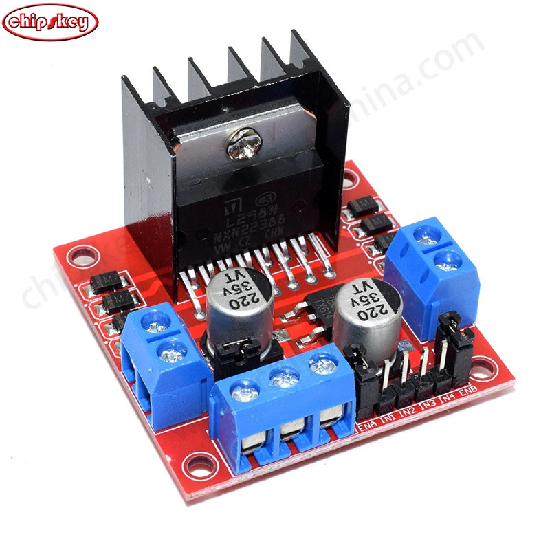 L298n Dual H-Bridge Motor Driver Module for Stepper Control Smart Car Robot Power