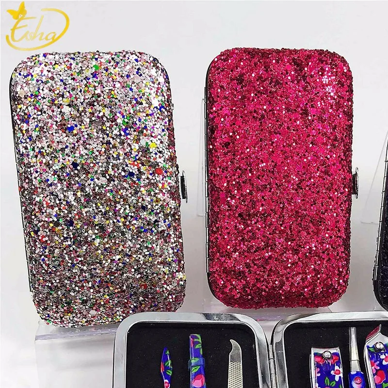 Bling Bling Nail Care Tools Beautiful Colorful Manicure Set