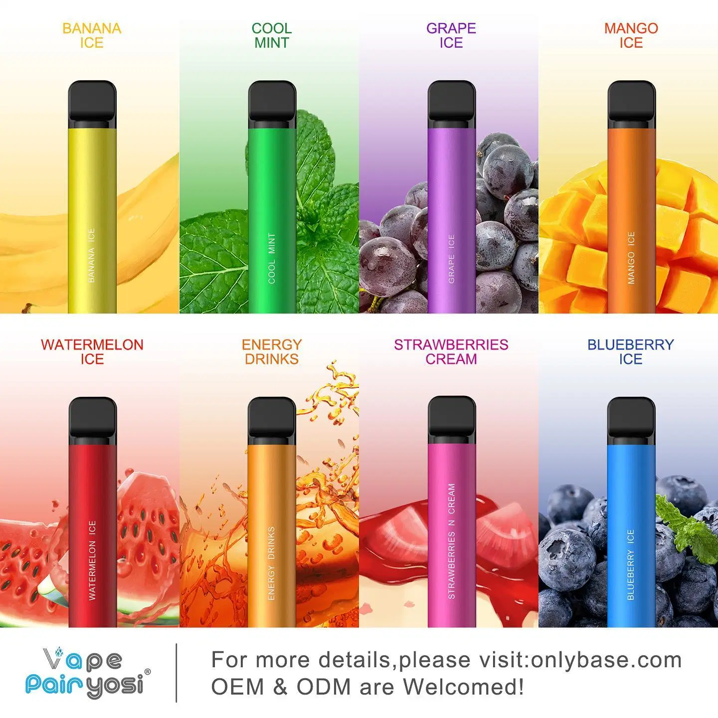 Wecloud Vape New Wholesale Elf 800 Mini E-Cigarette Vaporizer Pod Electronic E-Cig Disposable Vape Pen Puff Bar