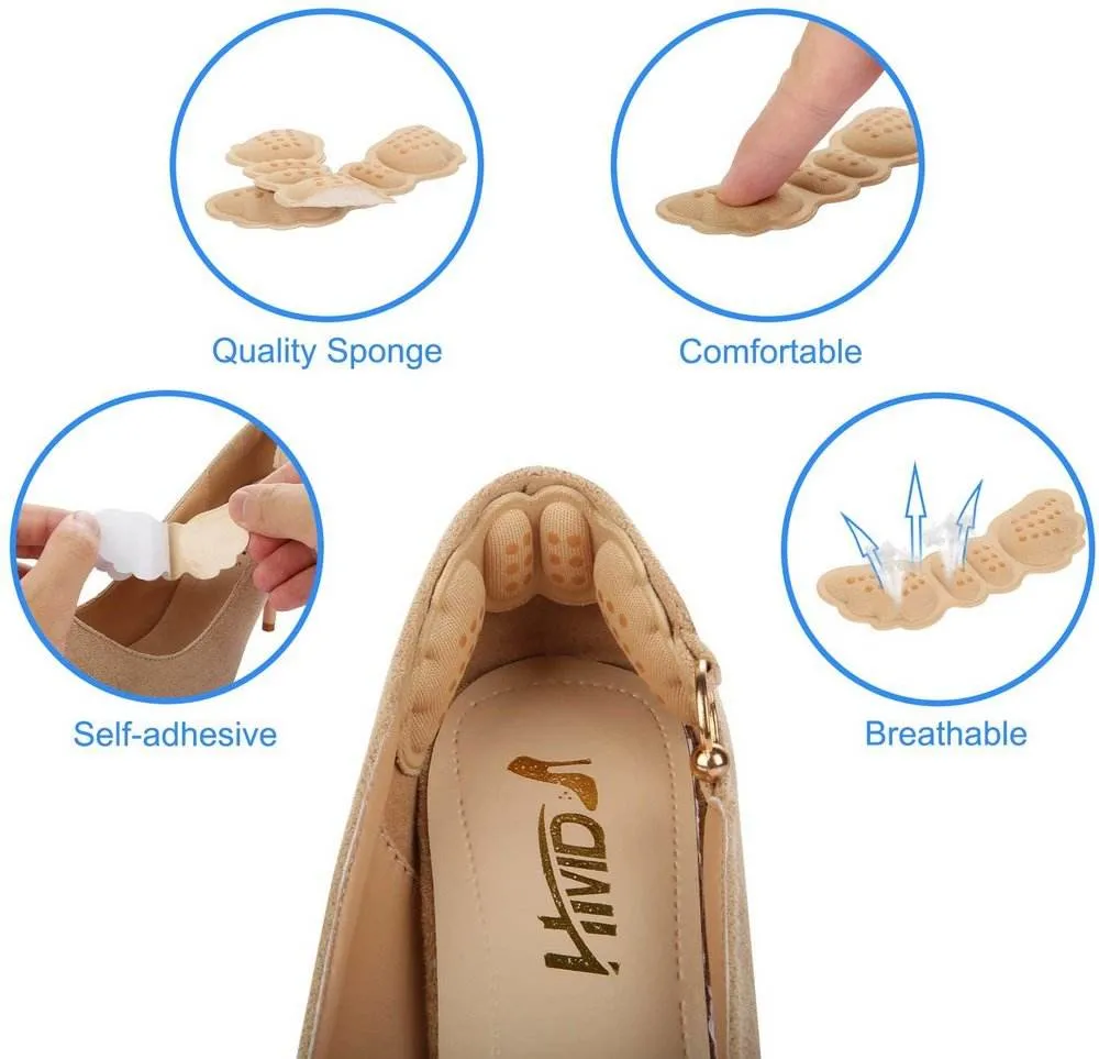 Heel Cushion Inserts Heel Grips Shoe Pads for Loose Shoes Too Big Inserts Grips Liners Heel Blister Protectors for Women Men