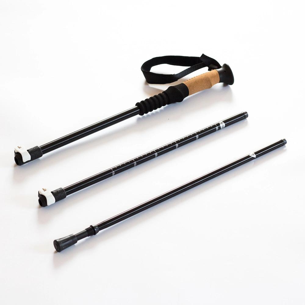 Aluminum 7075 Light Weight Walking Pole for Hiking (MW1050F)