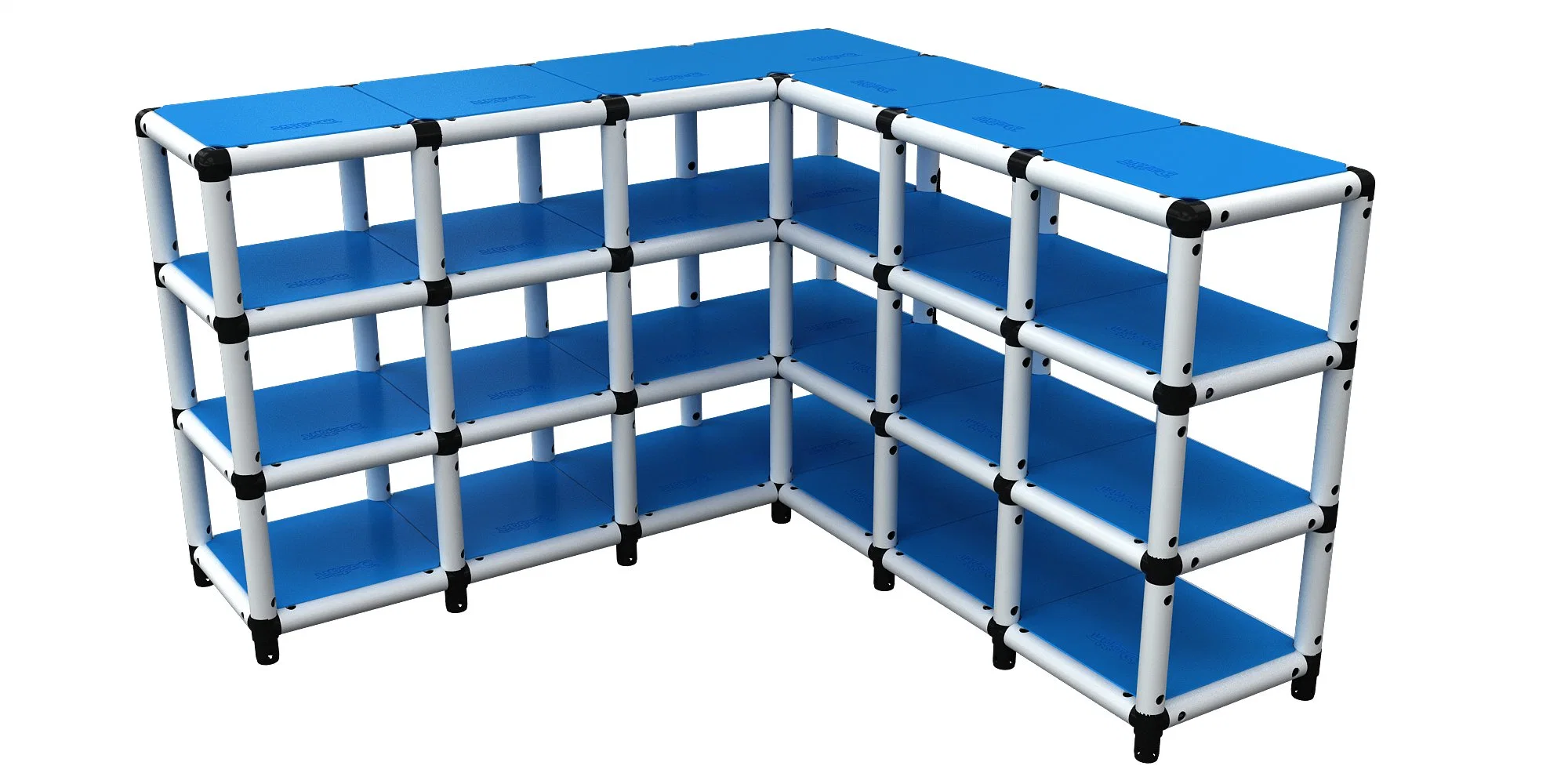 Multifunctional Smooth Plastic Storage Rack School Amusement Set for Kids