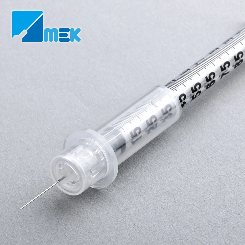 1ml 1cc Safety Insulin Syringe with CE FDA 510K Mdsap