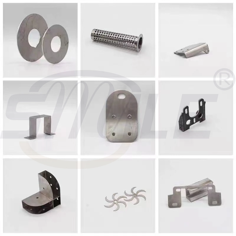 Smile OEM Custom Bracket Aluminum Stainless Steel Precision Sheet Metal Processing Bending Welding Part Electronic / Medical