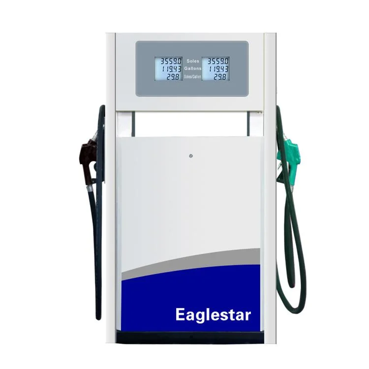 Dispensador de combustível de alta qualidade Eaglestar, bicos duplos, máquina de bombas de gasolina Dispensador de combustível