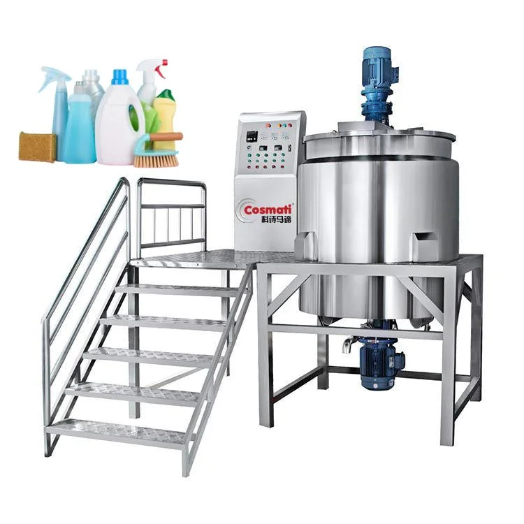 Cosmati's Newest Various Liquid Detergent and Soap Reactor Electric Heating Stirring Tank