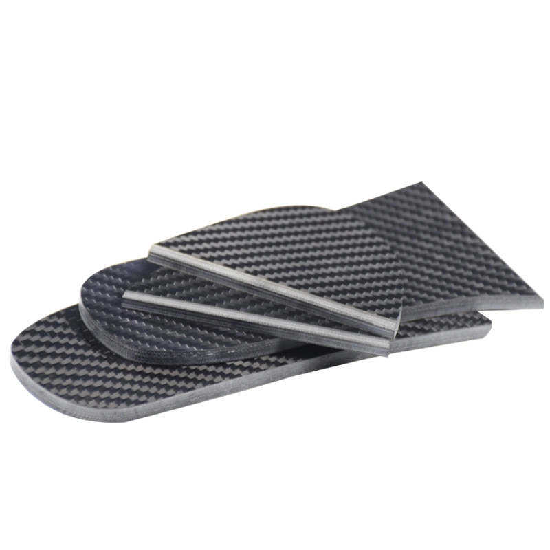 3K Carbon Fiber Insoles Flatfoot Orthopedic Orthotic Arch Support Insole