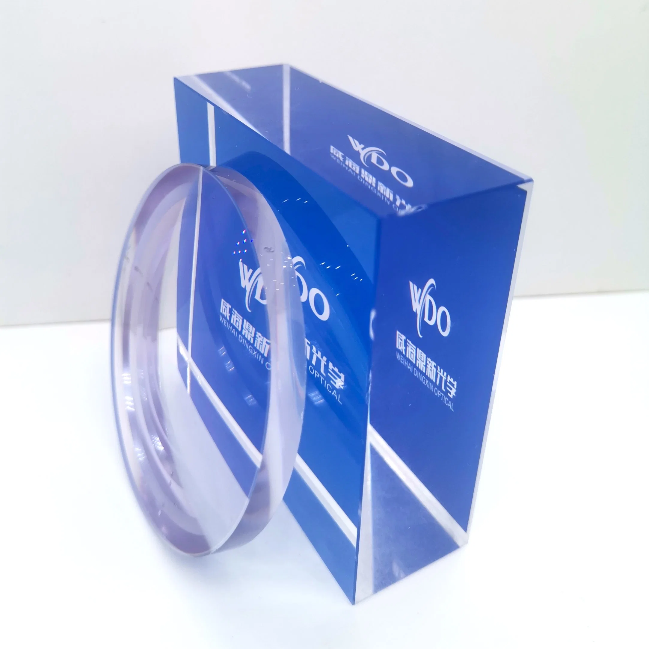 Wholesale/Supplier High Index 1.74 Mr-174 Single Vision UV420 Blue Cut Blue Coating Asp Hmc Shmc Optical Lens