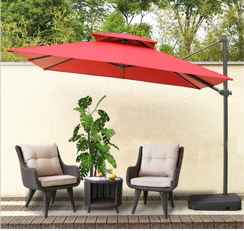 Outdoor grand parapluie romain Sun Beach Parasol Parasol suspendus cantilever