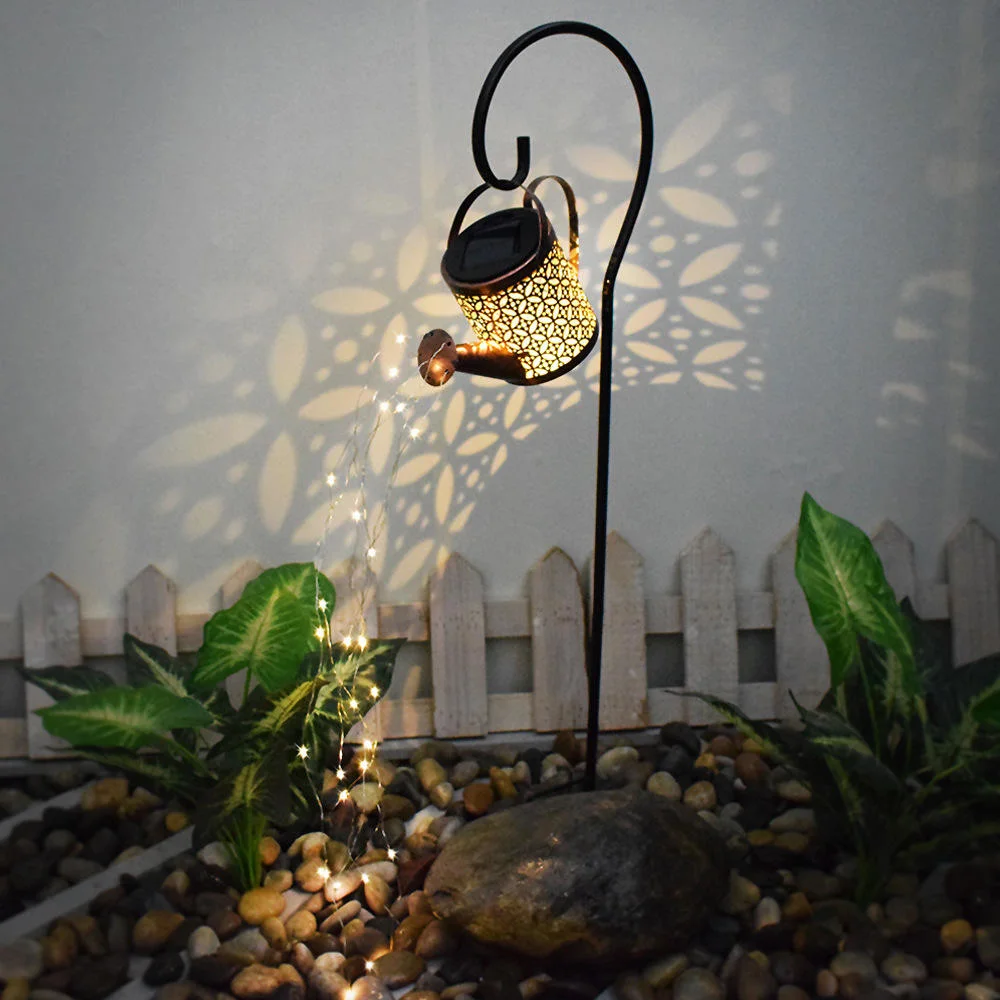 Kettle Shower&Water Can Lamp Solar Light LED Solar Lights IP65 Waterproof for Yard Path Garden Lawn