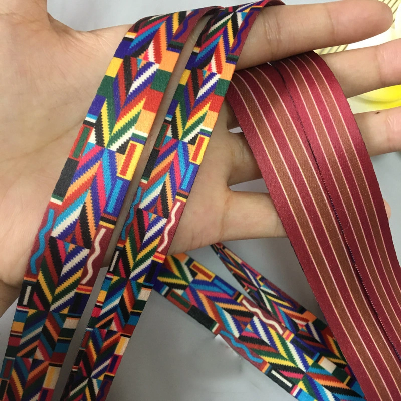 Wholesale/Supplier Decorative Trimming Printed Jacquard Woven Ribbons with Custom Logo