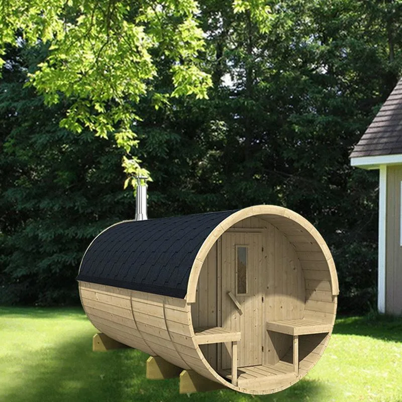 Traditional Steam Sauna in The Comfort of Backyard