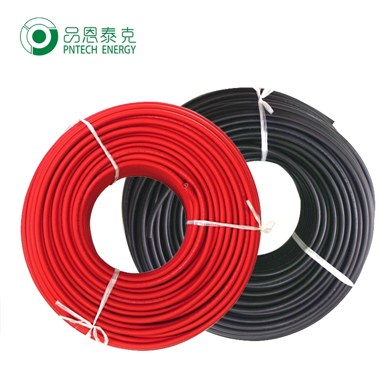 Tinned Copper 1000V DC Copper Single Core 1X10mm2 220 Electrical Wire PV Solar Cable