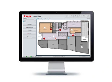 up to 1-6 Loop Photoelectric Programmable Fire Alarm Monitoring Security System