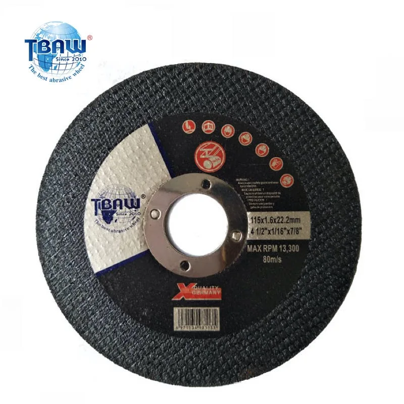 Original Factory 4.5 Inch115X1.0X22.23mm OEM Abrasive Polishing Cut-off Disc Flap Tooling Cutting Wheels