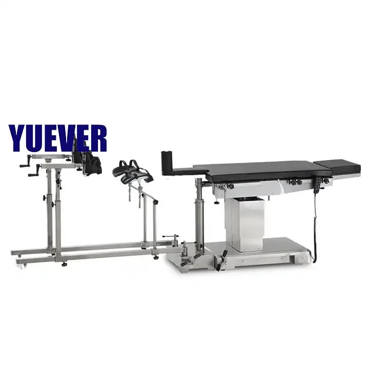 Medical Hospital Surgical Room Manual Operation Bed 304 Stainless Steel Multifunction Hydraulic Orthopedic Ot Table