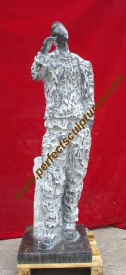 Jardín al aire libre baile abstractos decorativos Lady ART escultura en piedra arenisca granito Mármol (SY-A075)