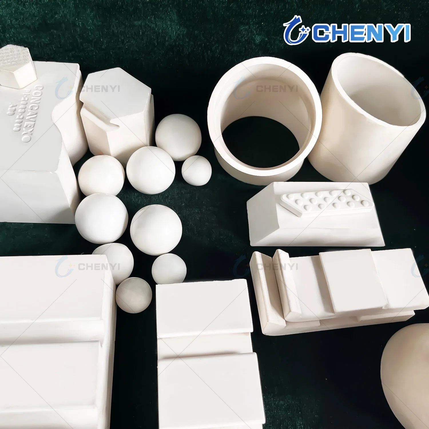 92% 95% Alumina Ceramic Square مستطيل طحن الطوب الماسيك البلاط اللوحة