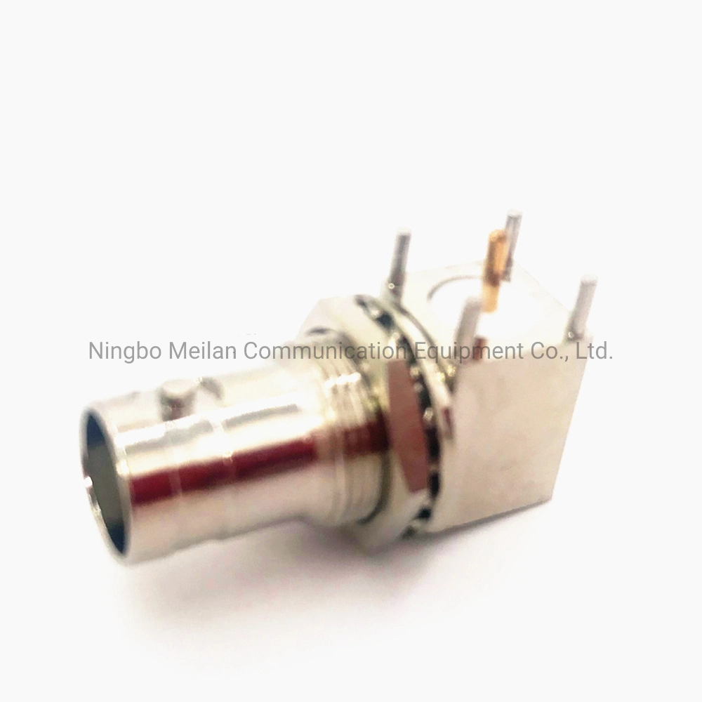 BNC-Kwe 90 Degrees Copper Female Waterproof BNC Connector