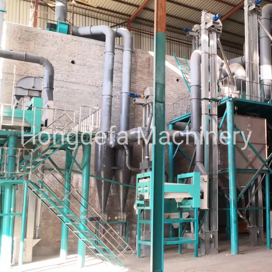 Hongdefa 120t/24h Wheat Flour Milling Machine for Africa Market