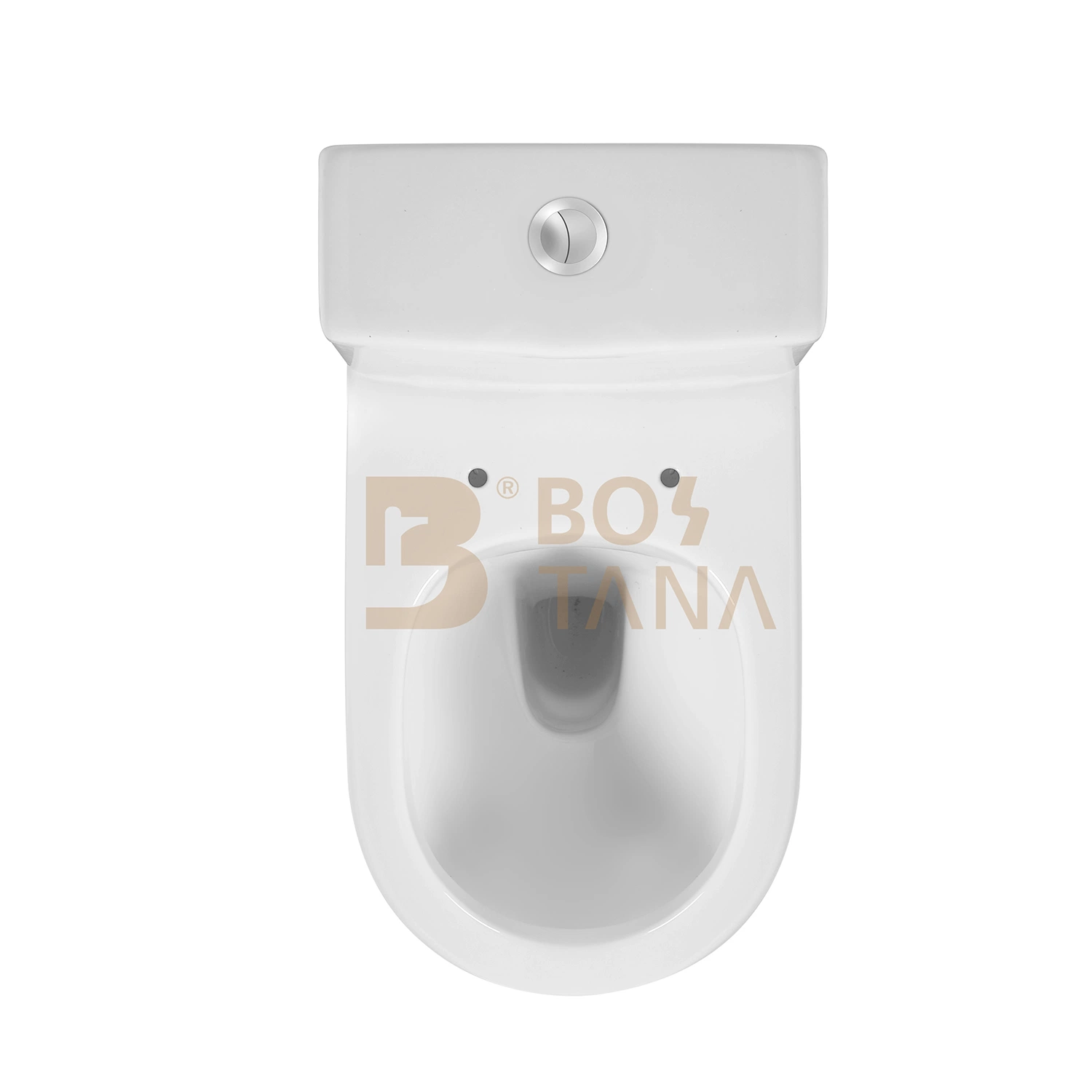 Lavabo de cerámica de P-Trap Rimless dos piezas de baño Wc Sanitaryware