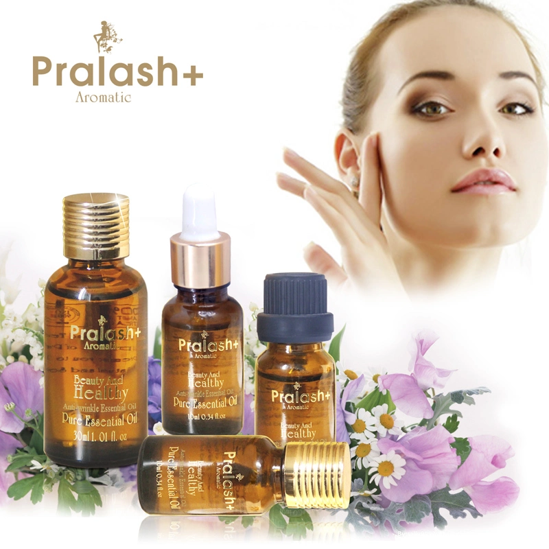 Mejor puro Pralash Natural+ la extracción de aceite esencial de las arrugas Cuidado de la cara producto de belleza