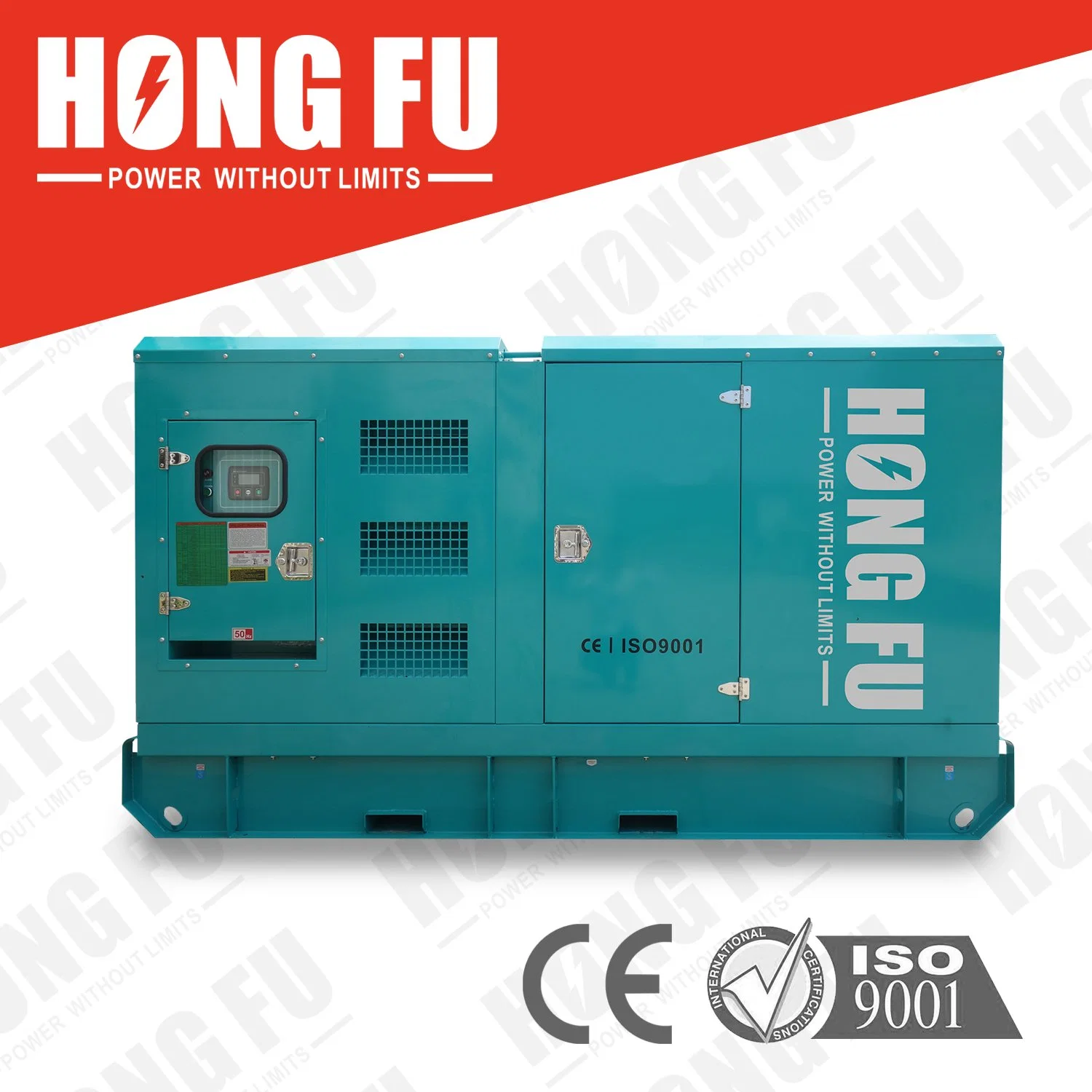 44kVA Land Use Water-Cooled Silent Generator Power Generating Set with ISO Approved