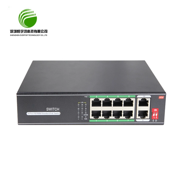 Desktop Fast Ethernet Network Switch 10/100Mbps für CCTV IP Network Kameras