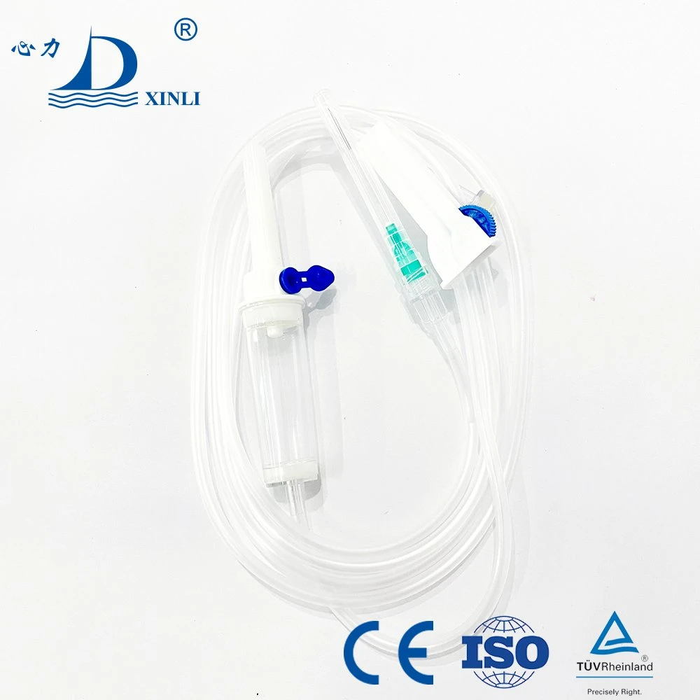 Medical IV Set Infusion Disposable CE ISO Sterile Gravity Intravenous IV Infusion Set with Y-Port/Straight Port/Bulb Port