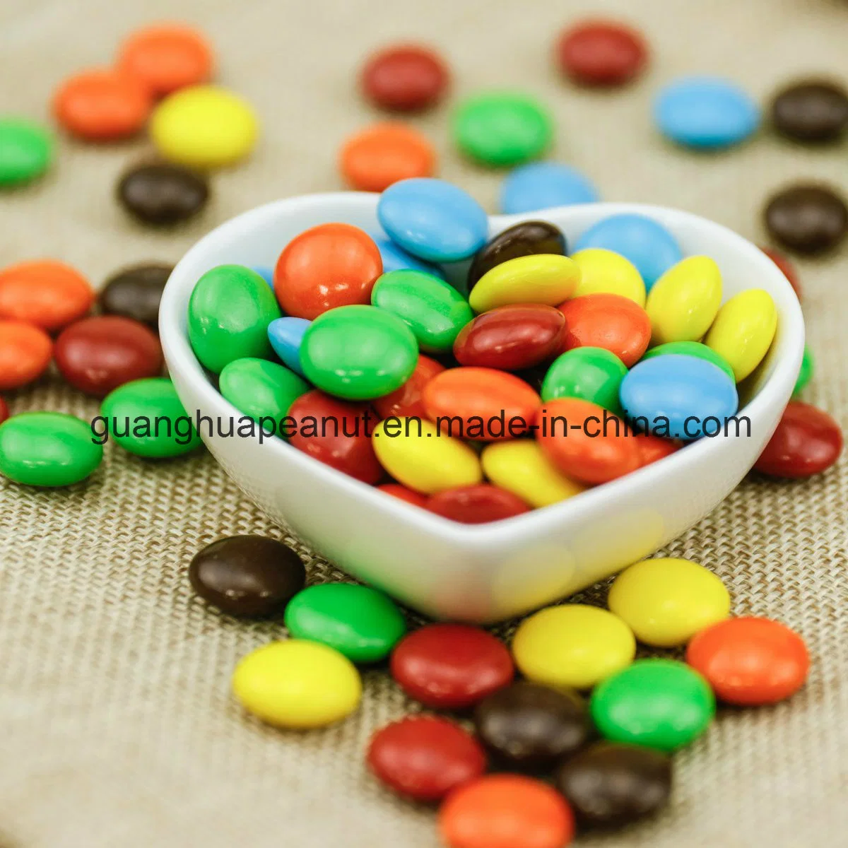 Rainbow Chocolate Beans Fruit Candy Beans