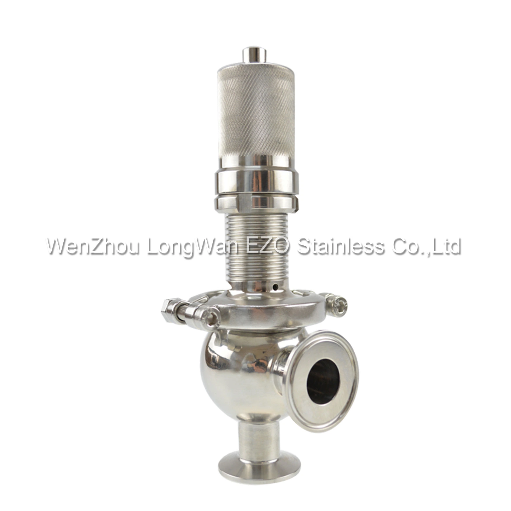 Stainless Steel 316L Clamped in-Line Safety Valve Polished