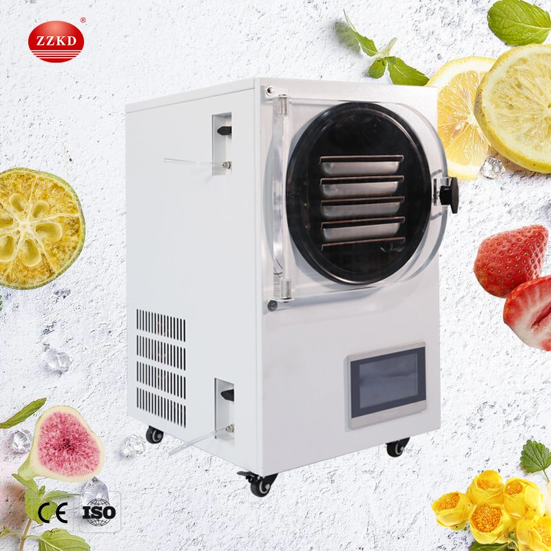 CE -50c 3kg Small Home Fruit Vegetable Lyophilizer Lab Vacuum Food Freeze Dryer Commercial Mini Freeze Drying Equipment Lyophilisateur Liofilizador