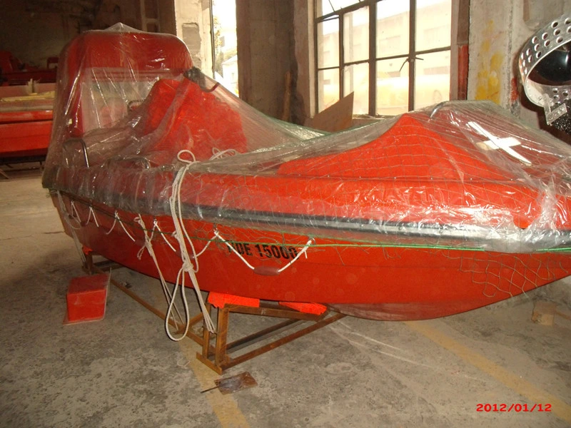 Solas Lifesaving Boat, 7.5m China Fiberglass Marine Open Life Boat