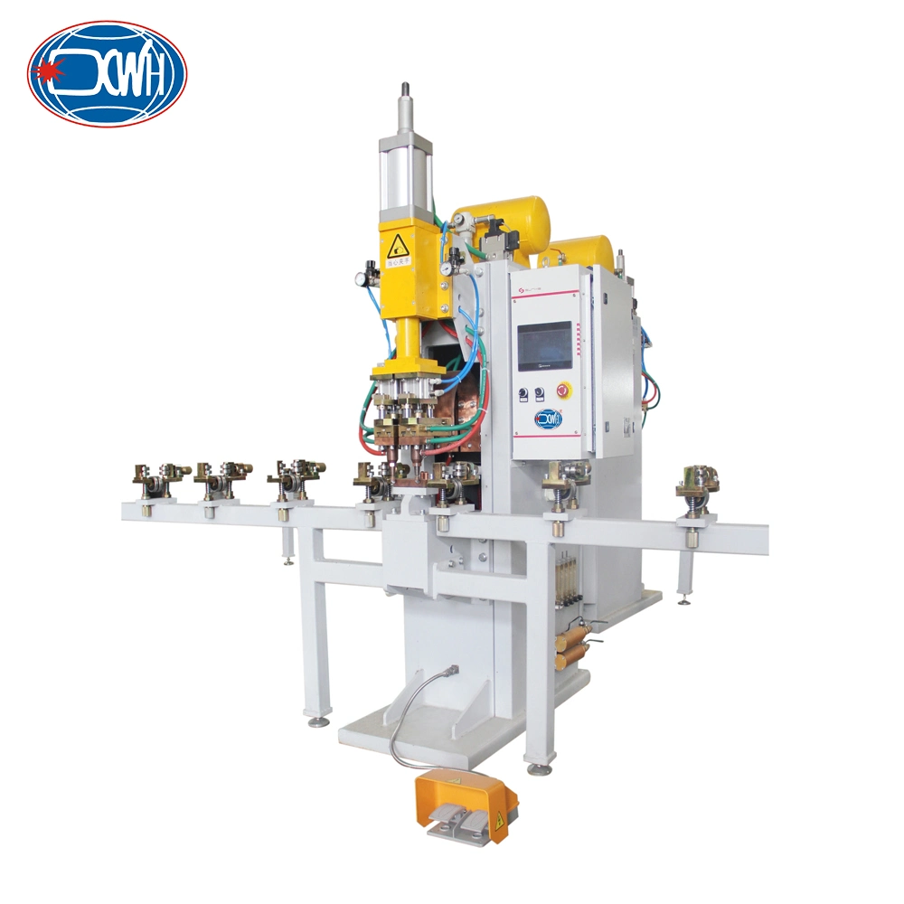 Soudage par points automatique pneumatique multitête à résistance c.a./c.c. en aluminium Machine