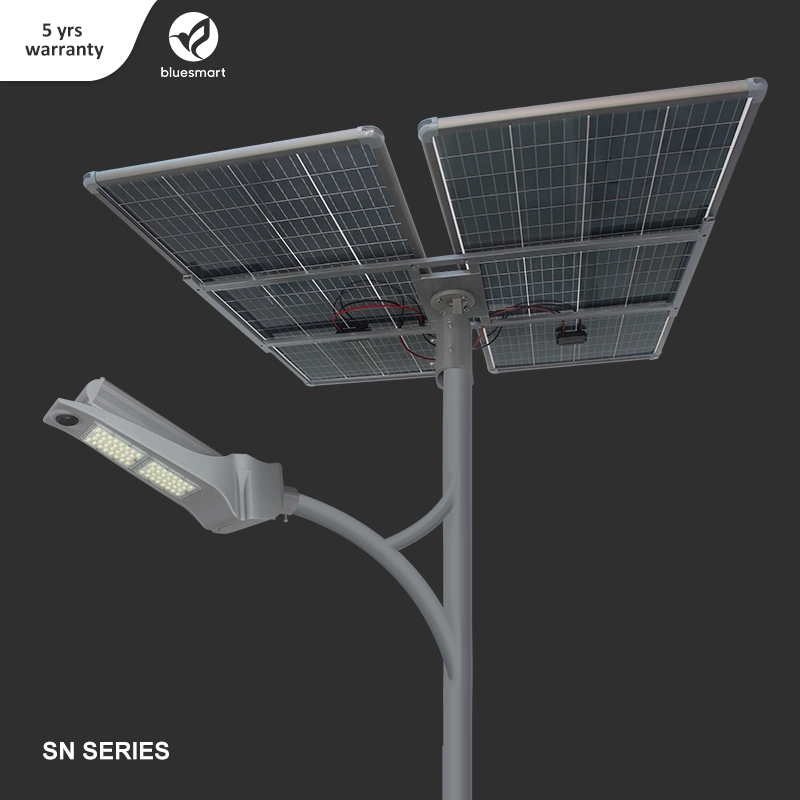 New Design Energy Saving All in One LED Solar Street Light for Government Road Lighting Project with 10 Years Production Experience