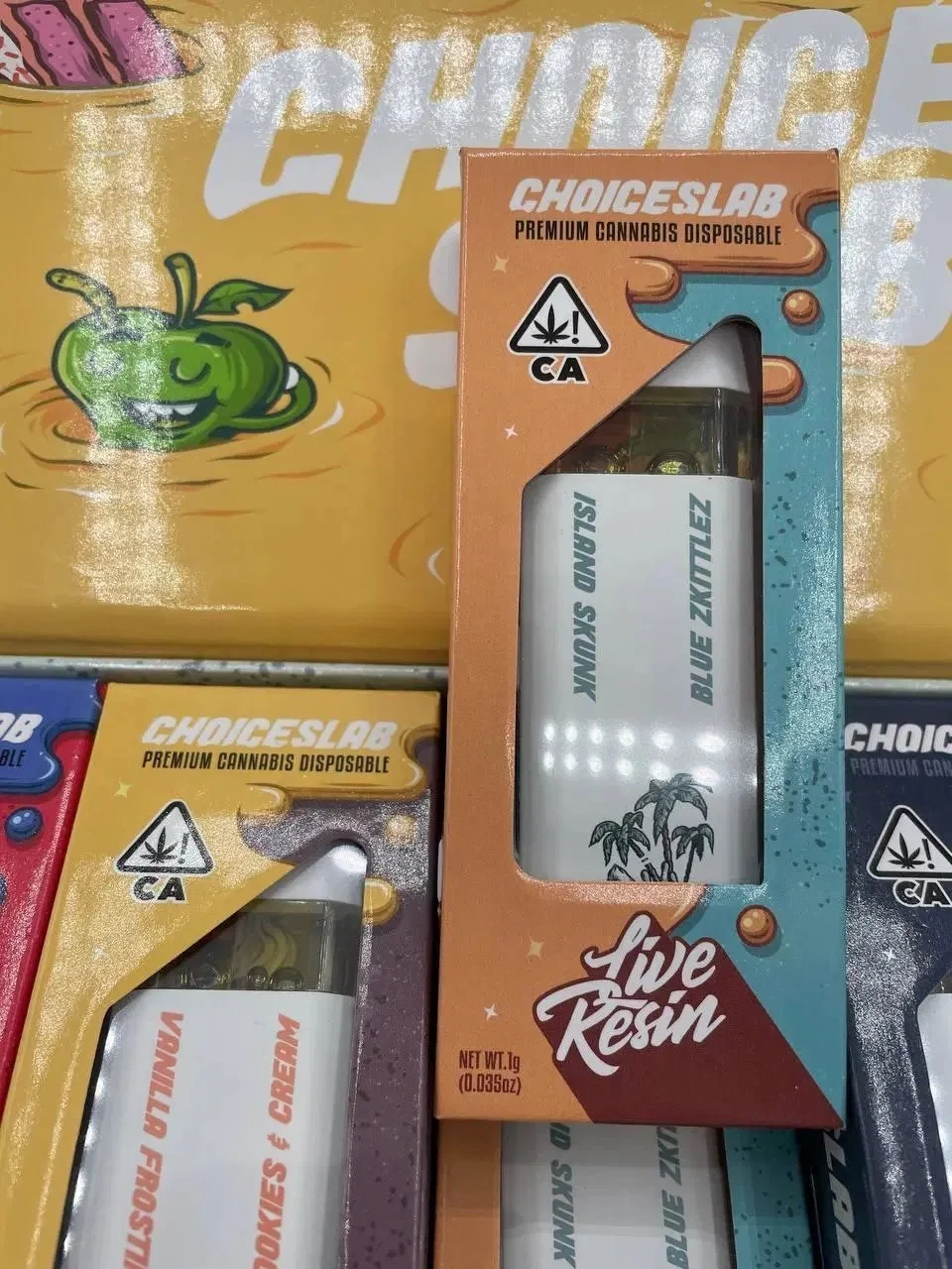 Opções Laboratório 2 em 1 de Isqueiros e cigarros Recharegeable Vape Pen 10 estirpes C. B. D Vape Mini Electronic atomizador