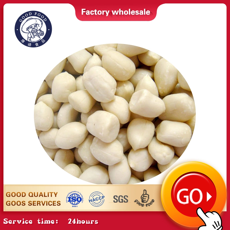 Made in China High quality/High cost performance  Blanched Round Shape Blanched Kernels Peanuts