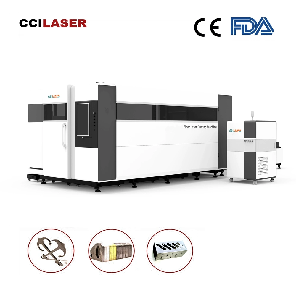 Big Fiber Laser CNC Cutting Machine Gantry, Iron Aluminium Carbon Steel Metal Alloy Cutter, Mini Machinery Performance Industry Equipment, up to 30mx16m