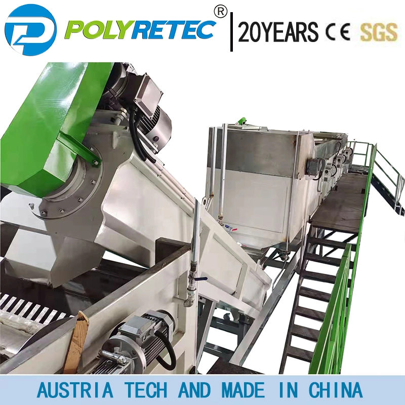 Agriculture Covering LDPE HDPE PE PP Film Bags Scrap Washing Crushing Drying Recycling Machine Production Line