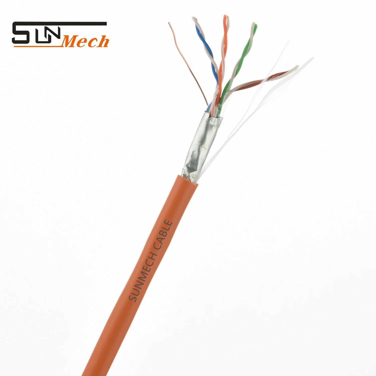 Cat5 CAT CAT5e6 Cat7 UTP en cuivre nu Commucation SFTP FTP câble pass test Fluke LS LSZH0h CCA Câble LAN 23AWG 24 AWG du câble réseau