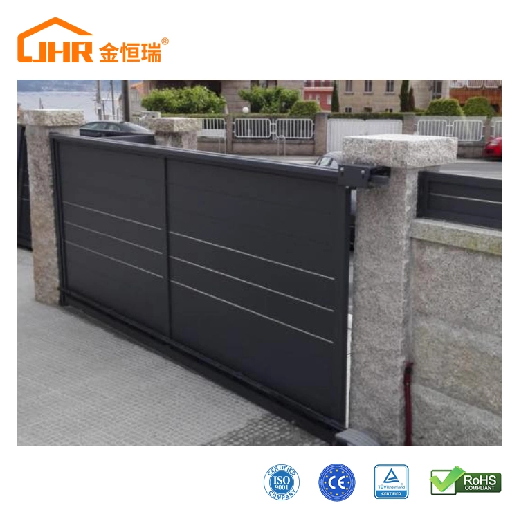 Simple Front Security Sound Insulation Double Metal Door Exterior Aluminum Expert Design Doors for Houses