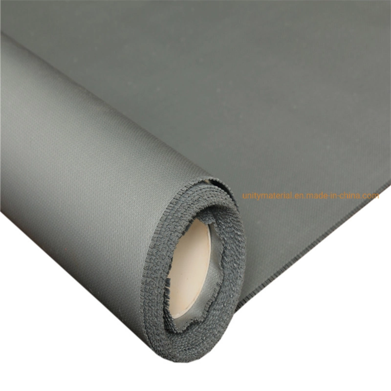 0.4mm Heat Resistance Colored Silicon Rubber Coated Fiberglass Anti Flame Fabric