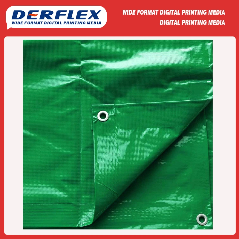 Green Glossy PVC Tarpaulin for Tent