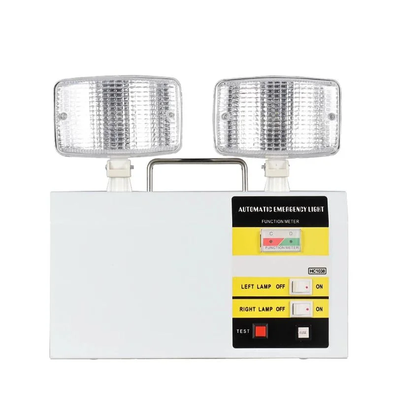 High Mounting Rechargeable Ni-CD Battery Twin Spot LED Emergency Light