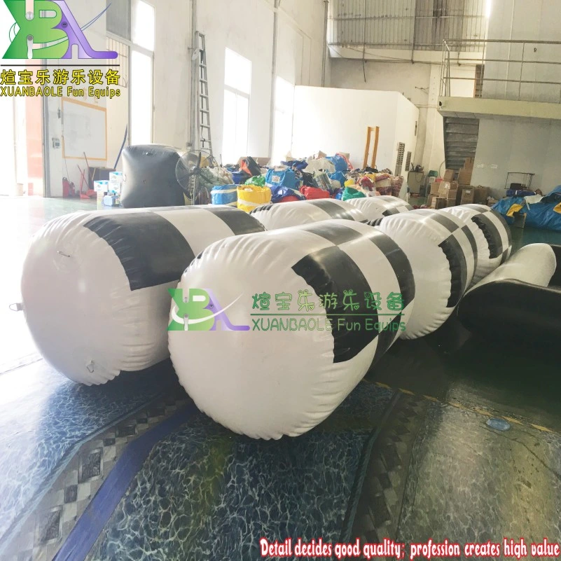 Advertising Custom Lattice Swimming Float Water Buoy Balloons Inflatable Cylinder Buoy