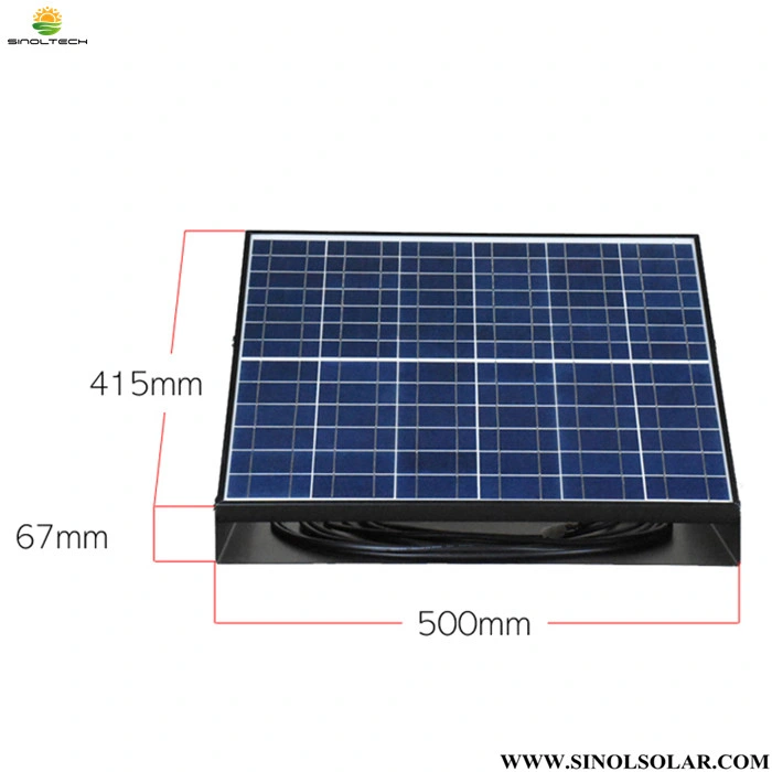 40W PV Solar de 14 pulgadas de aire en la azotea de agotar el ventilador (SN2016029)